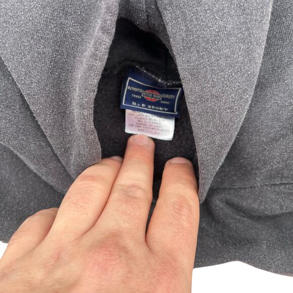 Vintage Philadelphia Flyers Fader Hoodie Size Medium 19x28 preowned - Picture 5 of 5